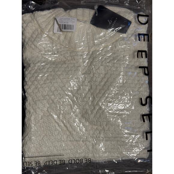 Womens Oversized Chunky Sweaters Crewneck Long Sleeve Cable Knit Fall Pullover - Picture 5 of 5